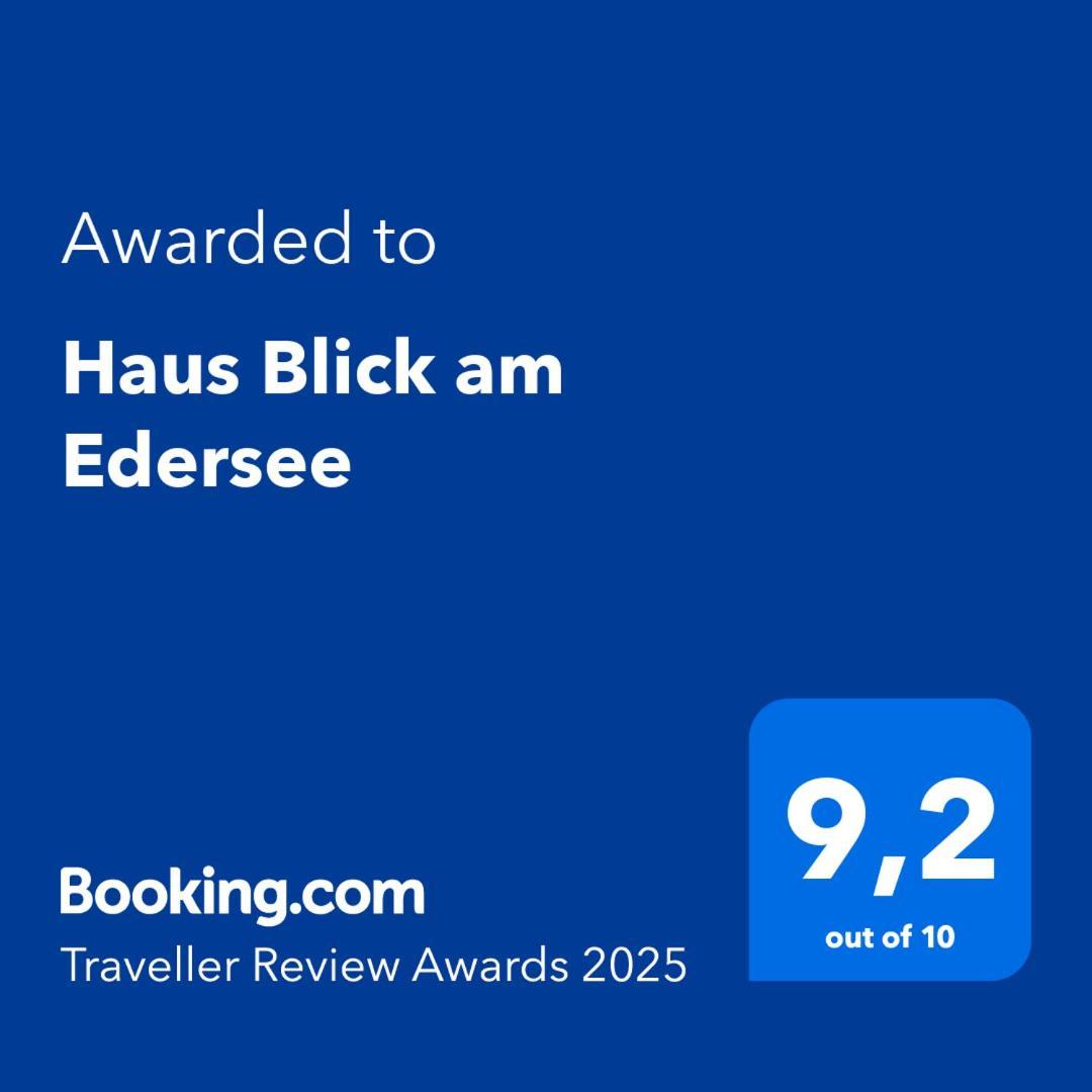 Haus Blick Am Edersee Waldeck  Zewnętrze zdjęcie